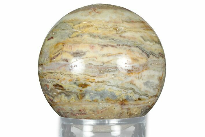 Polished Banded Lace Agate Sphere #327992